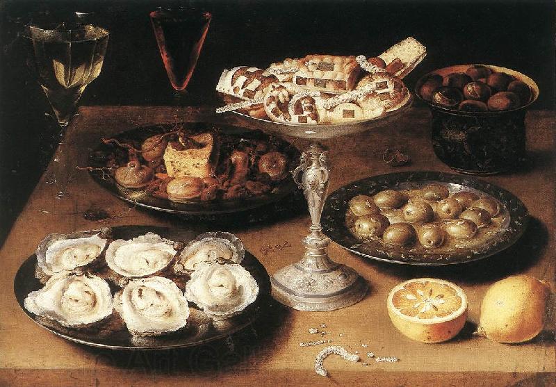 BEERT, Osias Still-Life with Oysters and Pastries